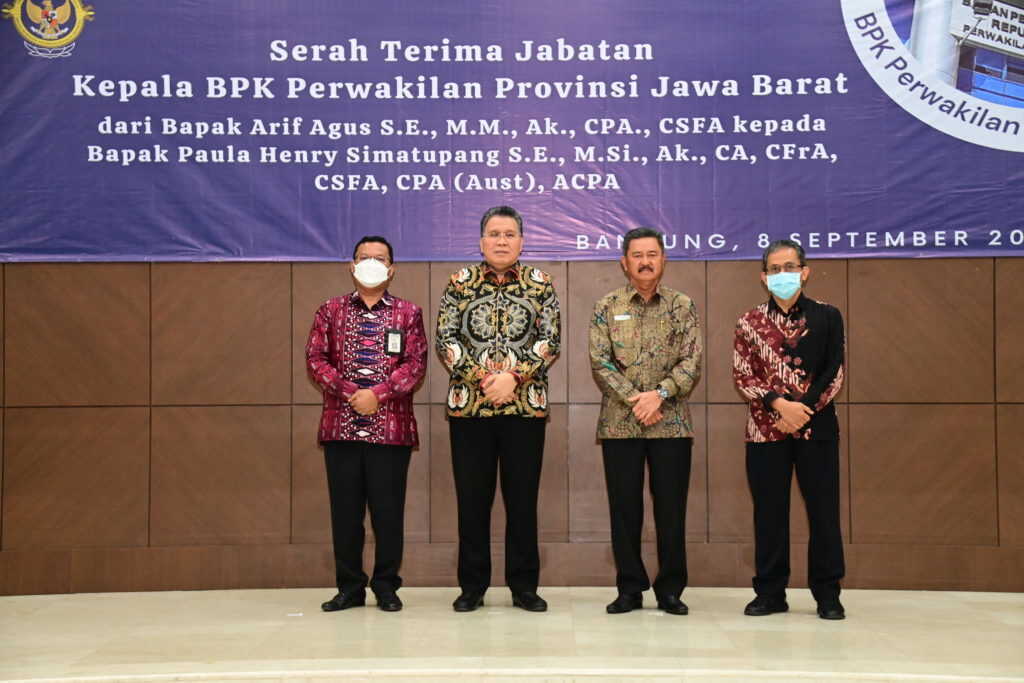 Bupati Garut Hadiri Sertijab Kepala BPK Perwakilan Provinsi Jawa Barat