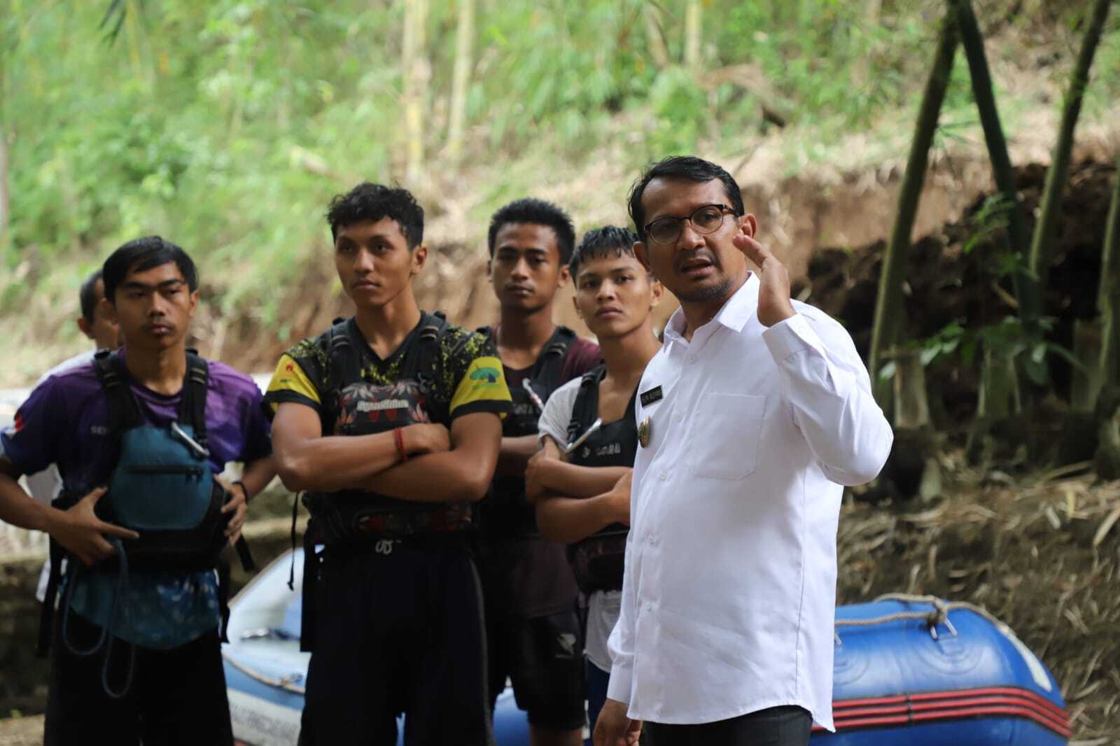 Wabup Garut Cek Lokasi Jabar Quick Response (JQR) River Rescue Challange (JRRC) dan Arung Jeram Proprov 2022
