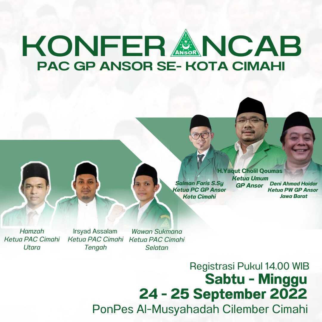 Jelang Konferancab Serentak, Sejumlah Kandidat Ketua PAC GP Ansor di kota Cimahi mulai Bermunculan