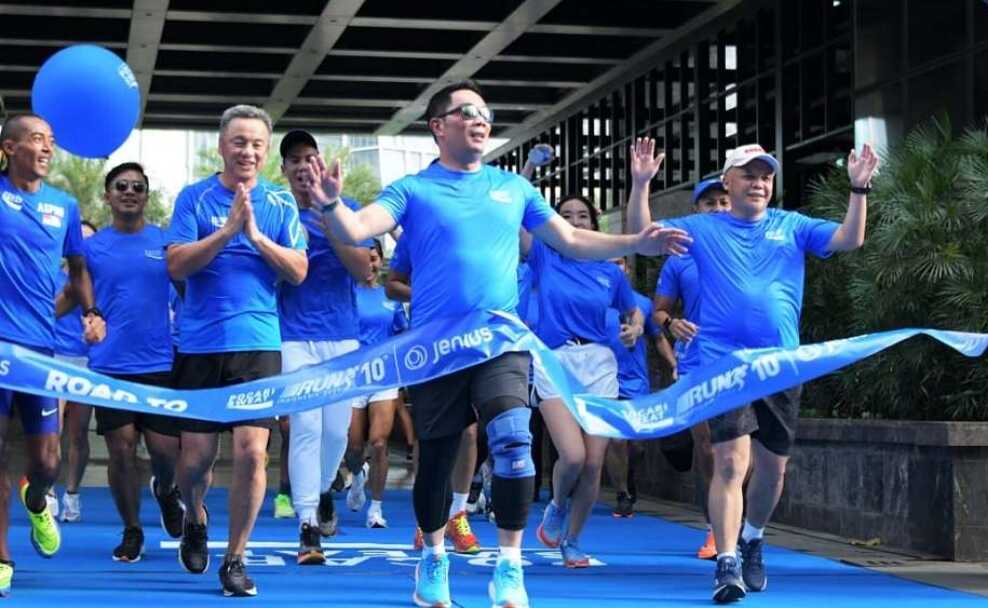 Medali Pocari Sweat Run 2023 akan di Desain Gubernur Ridwan Kamil