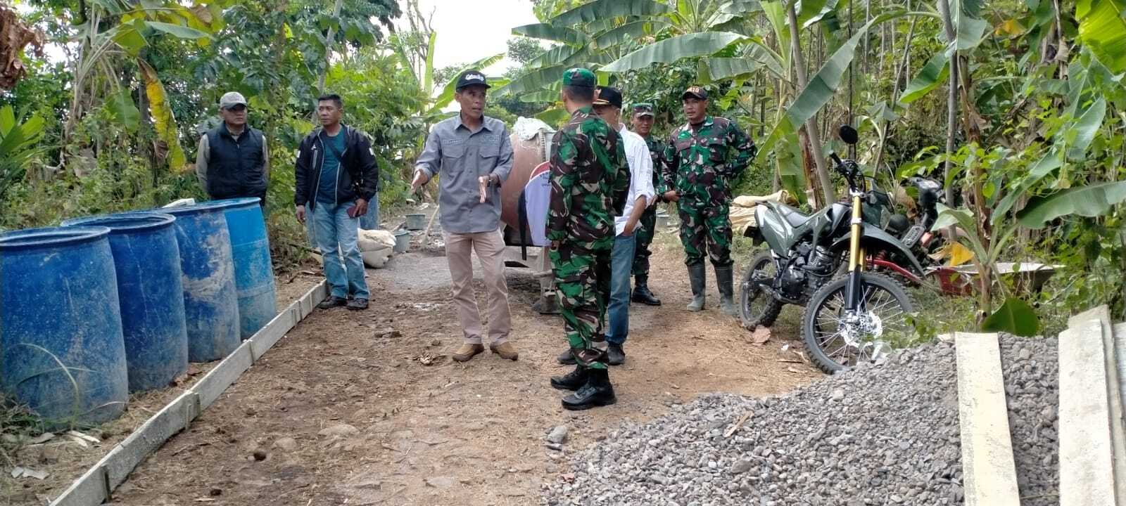 Dandim 0610/Sumedang Meninjau Lokasi BSMSS Di Desa Kamal Kecamatan Tanjungmedar
