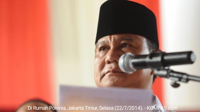 Keputusan Partai Gerindra, Prabowo Kembali Jadi Ketum Gerindra