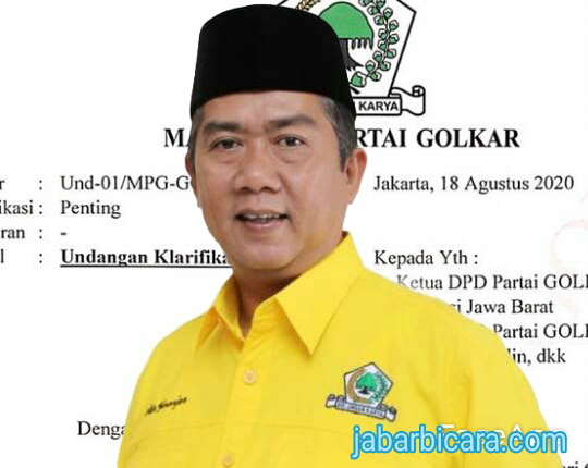 Dugaan Langgar AD/ART, Mahkamah Partai panggil Ketua DPD Ade Ginanjar di dua hari Jelang Musda.