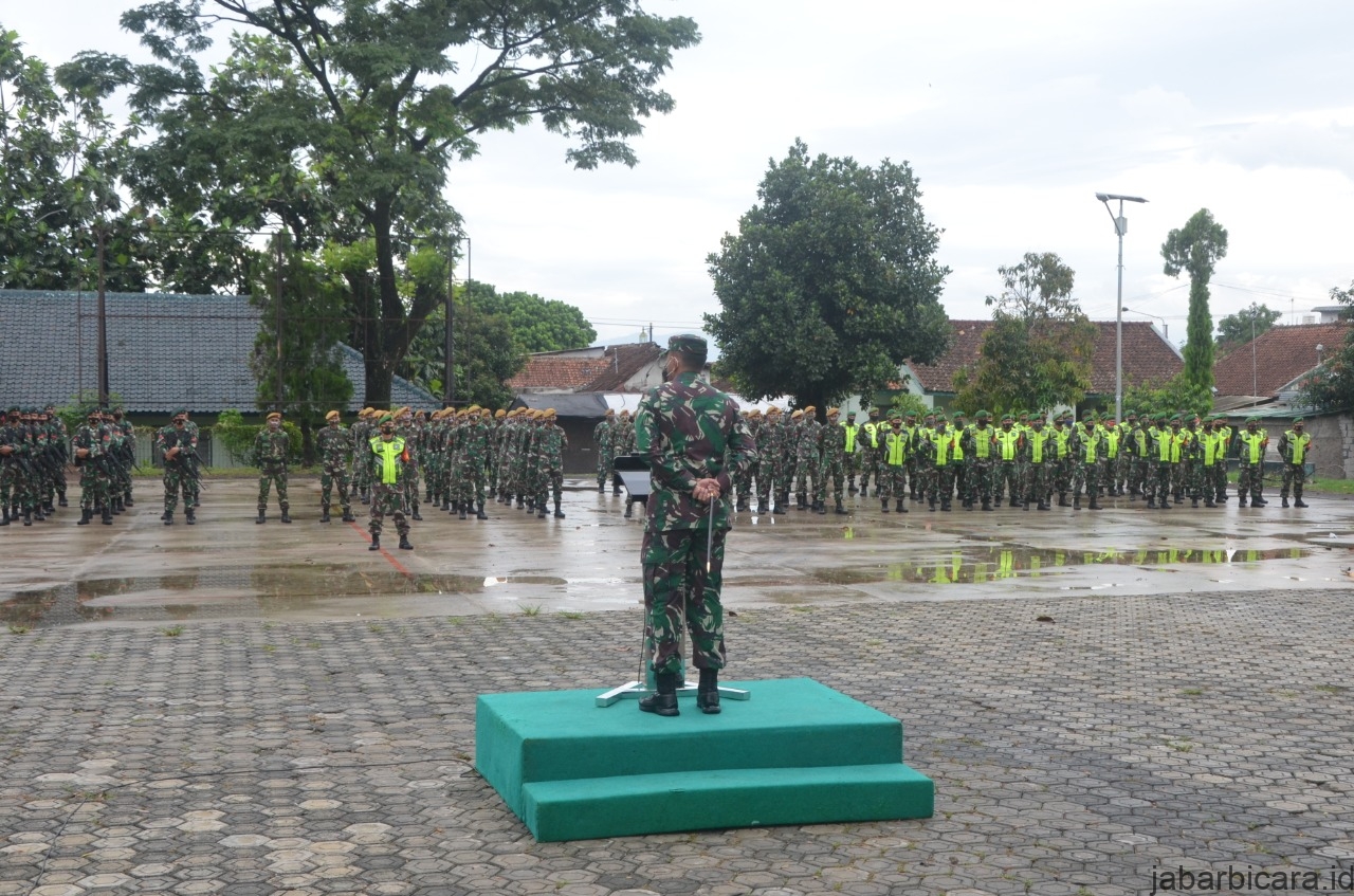 Kodim 0608/Cianjur Beserta Jajaran Siap Membantu Keamanan Dan Kelancaran Pelaksanaan Pilkada