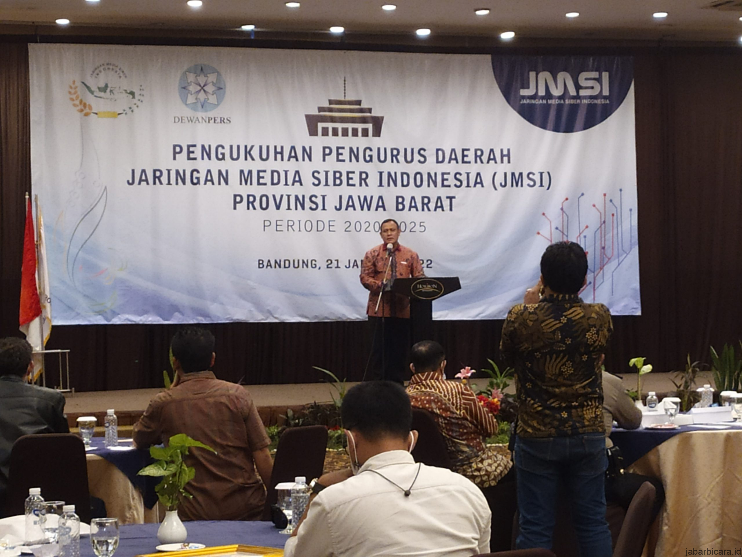 Hadiri Pengukuhan Pengurus JMSI Jabar, Ketua KPK: 'Berita Media hendaknya Mencerdaskan Bangsa'
