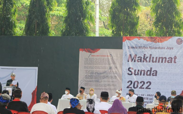 Maklumat Sunda 2022 Tuntut Provinsi Jawa Barat Menjadi Provinsi Sunda